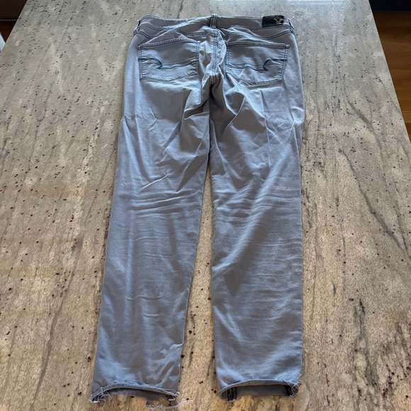 American Eagle Womens Super Stretch Hi-Rise Light Blue Jeggings - Size 8 - Picture 5 of 5